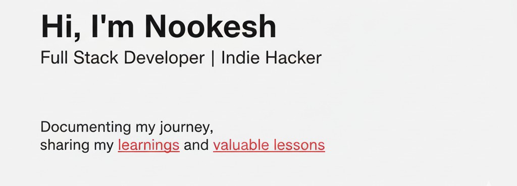Nookesh Karri - Professional banner